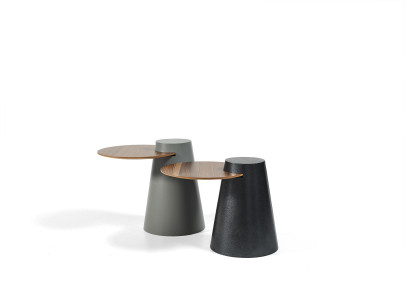 2x sohvapöytää kahvipöytää sivupöytää designer pyöreä lasipöytää